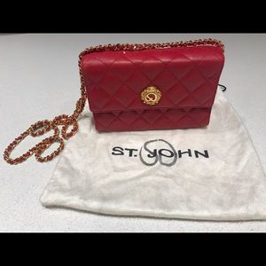 Red St.John women’s purse